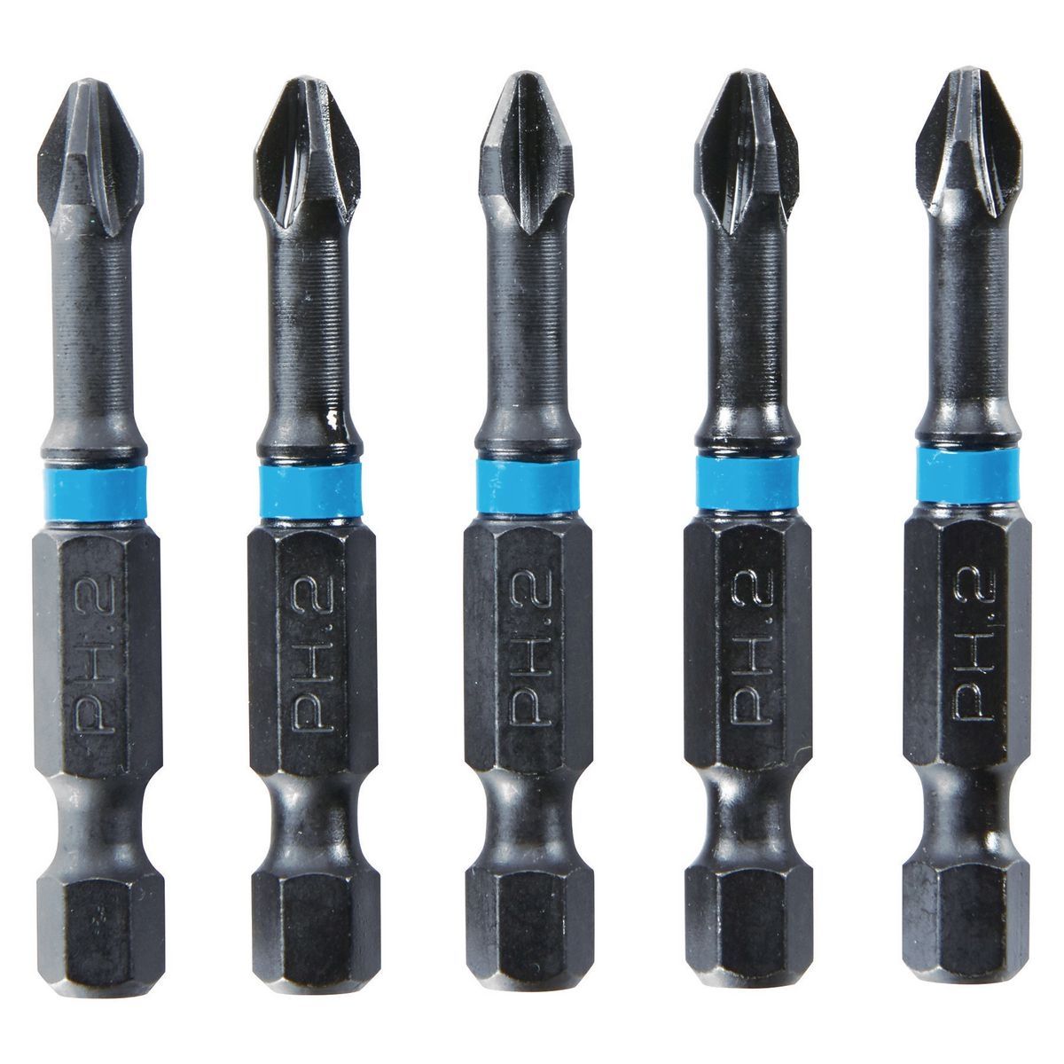 #2 Phillips 2 in. Insert Bits, 5-Piece U908651