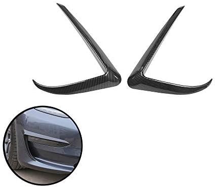 Carbon Fiber Pattern Taillights Fog Lamp Light Cover Trim Frame I67153