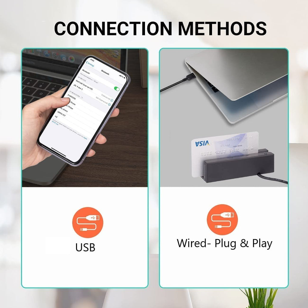 Magnetic Credit Card Reader 3 Tracks USB T777458