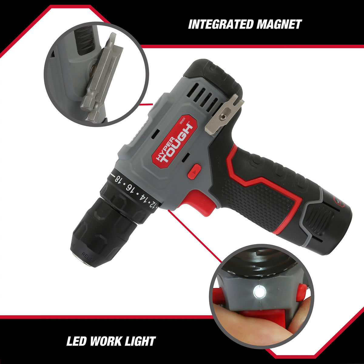12V Max Lithium-Ion Cordless 3/8-Inch Drill Driver 50-Piece Project Kit Y596190
