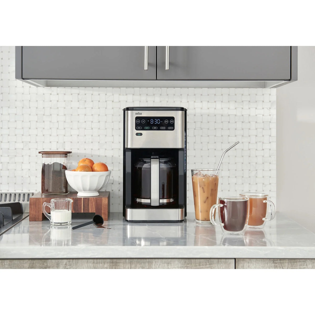 Silver 14 Cup Drip Coffee Maker Y779