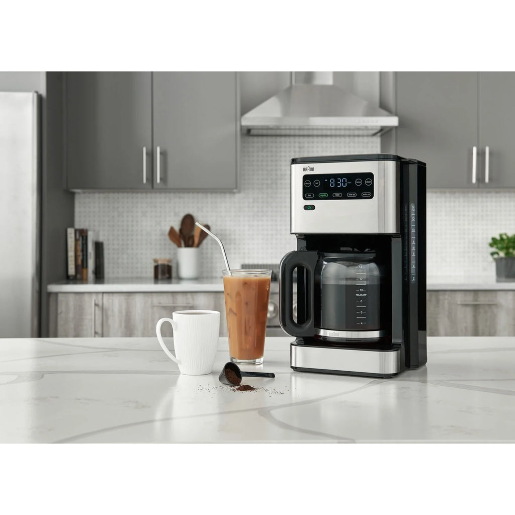 Silver 14 Cup Drip Coffee Maker Y779