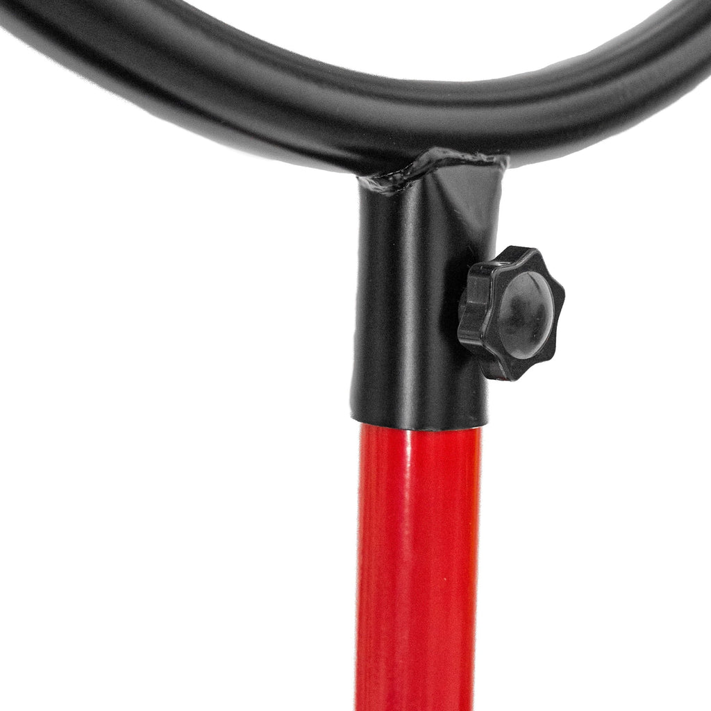 16 inch High Velocity Stand Fan Red & Black F5675