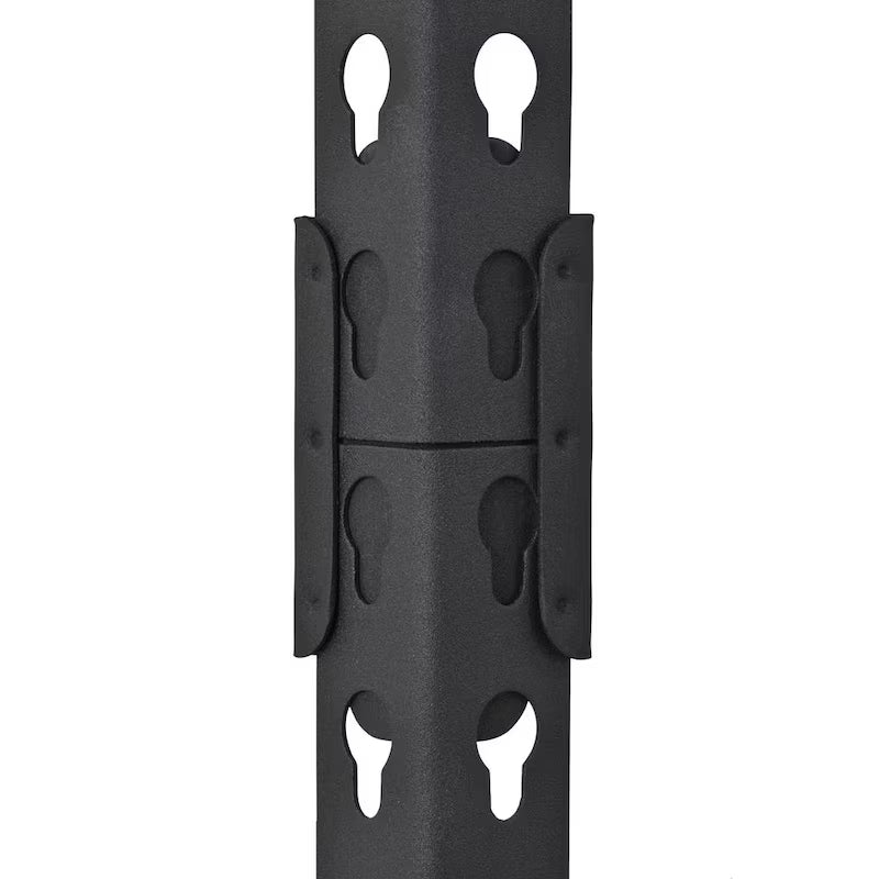 4-Tier Heavy Duty Steel Shelving Unit in Black W141538
