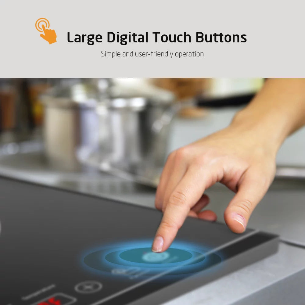 1800W Portable Induction Cooktop with Timer O5603