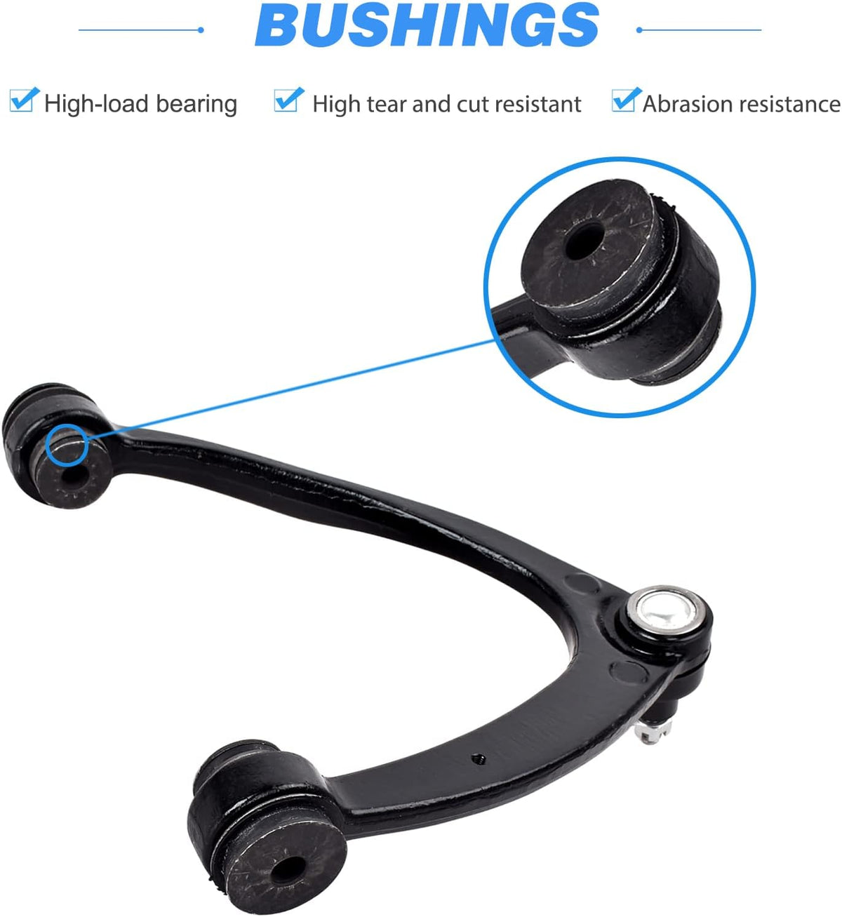 2Pcs Front Upper Control Arm with Ball Joint Assembly P5755