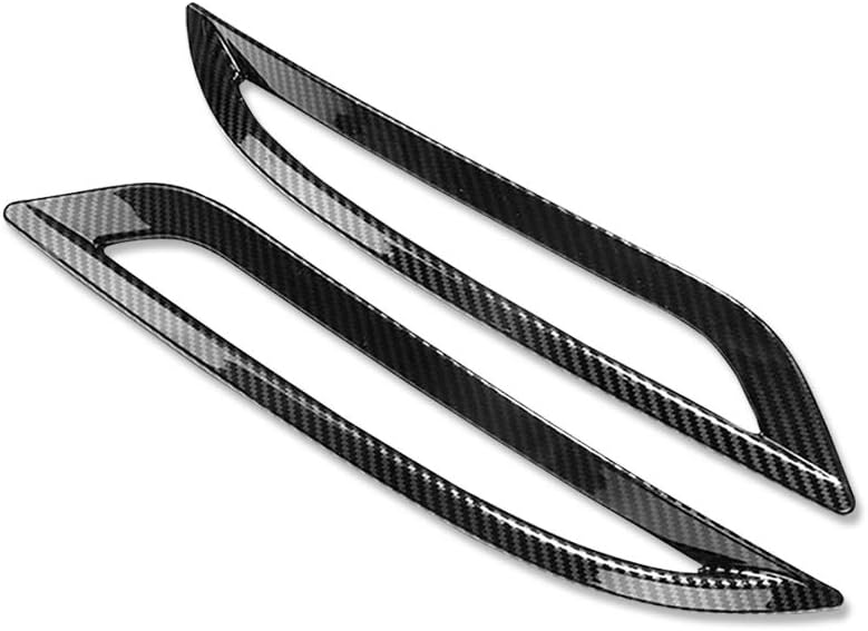 Carbon Fiber Pattern Taillights Fog Lamp Light Cover Trim Frame I67153