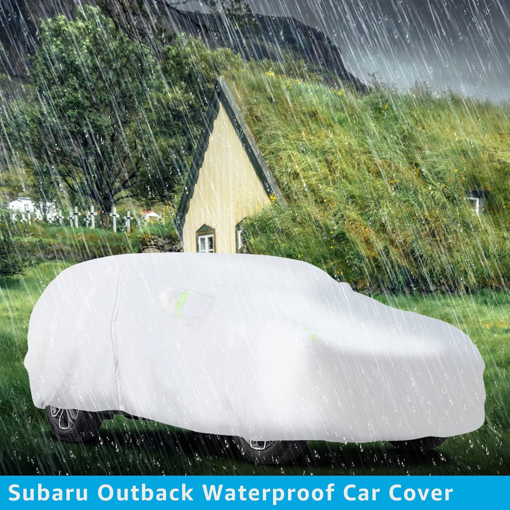 6 Layers All Weather Waterproof Car Cover with Zipper H660589