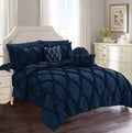 10 Piece Navy Bed in a Bag Comforter Set T400