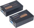 VGA Cat5e Cat6 Extender 300ft Video Repeater Over Ethernet Cable D408