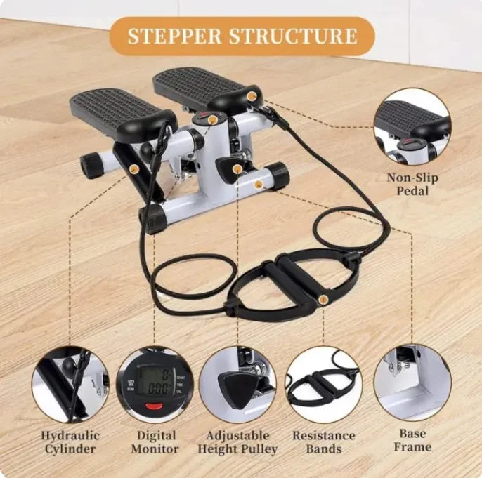 Mini Stepper with Resistance Band R1554