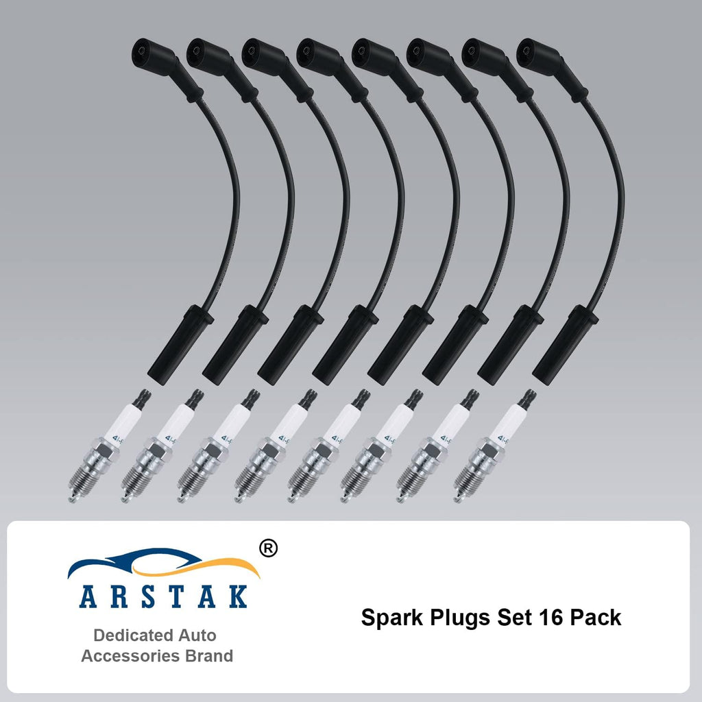 8 Pack Spark Plugs and Spark Plug Wires B427