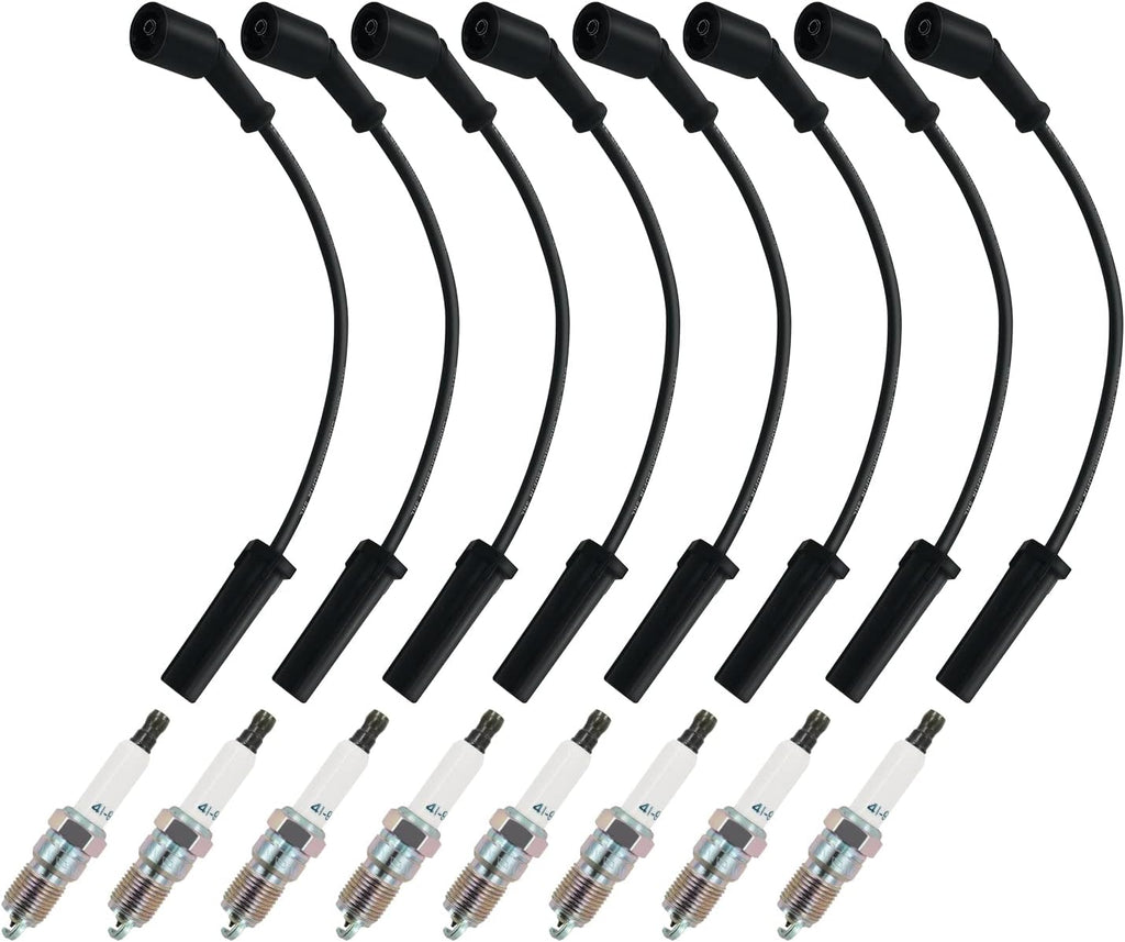 8 Pack Spark Plugs and Spark Plug Wires B427