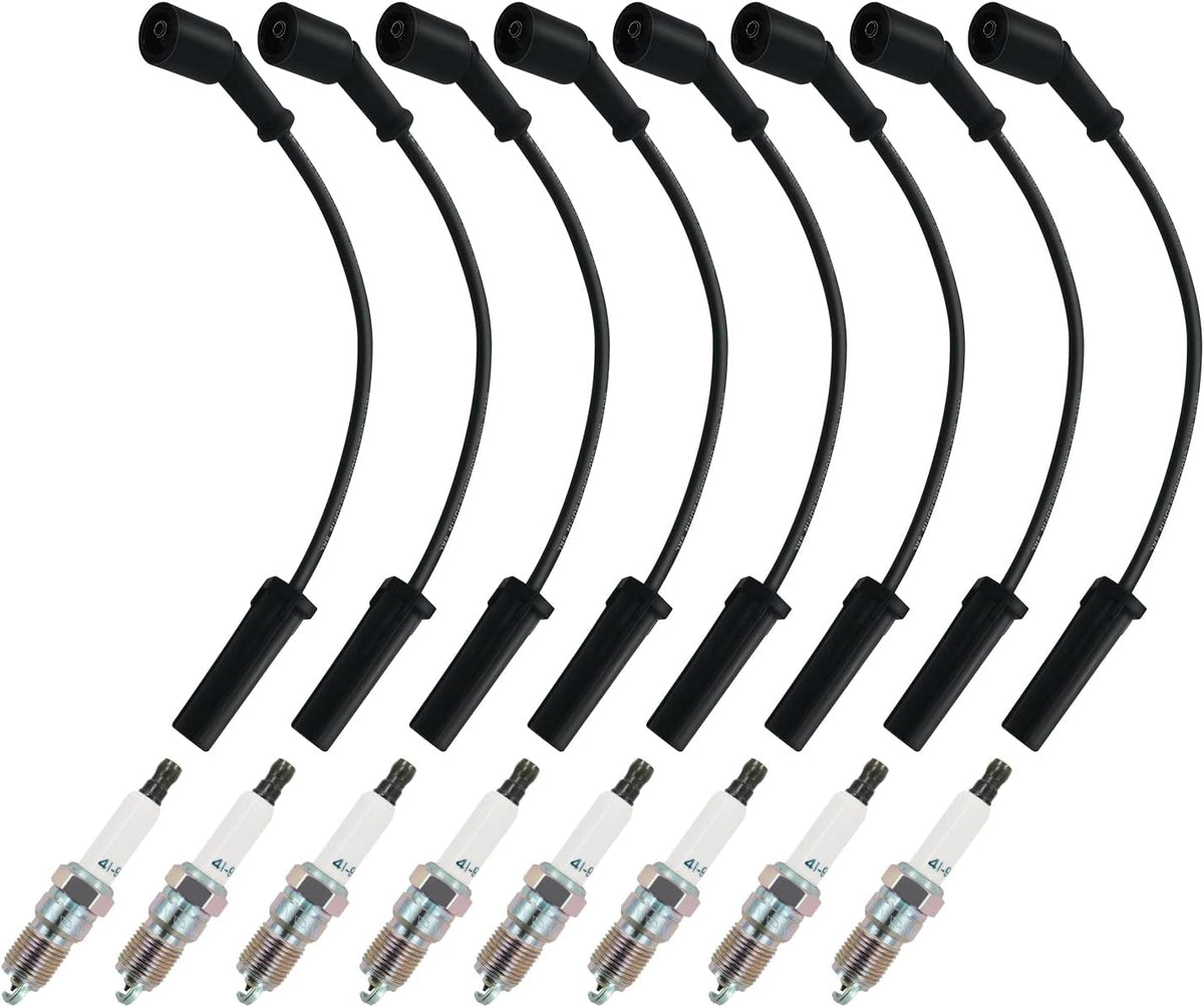 8 Pack Spark Plugs and Spark Plug Wires B427
