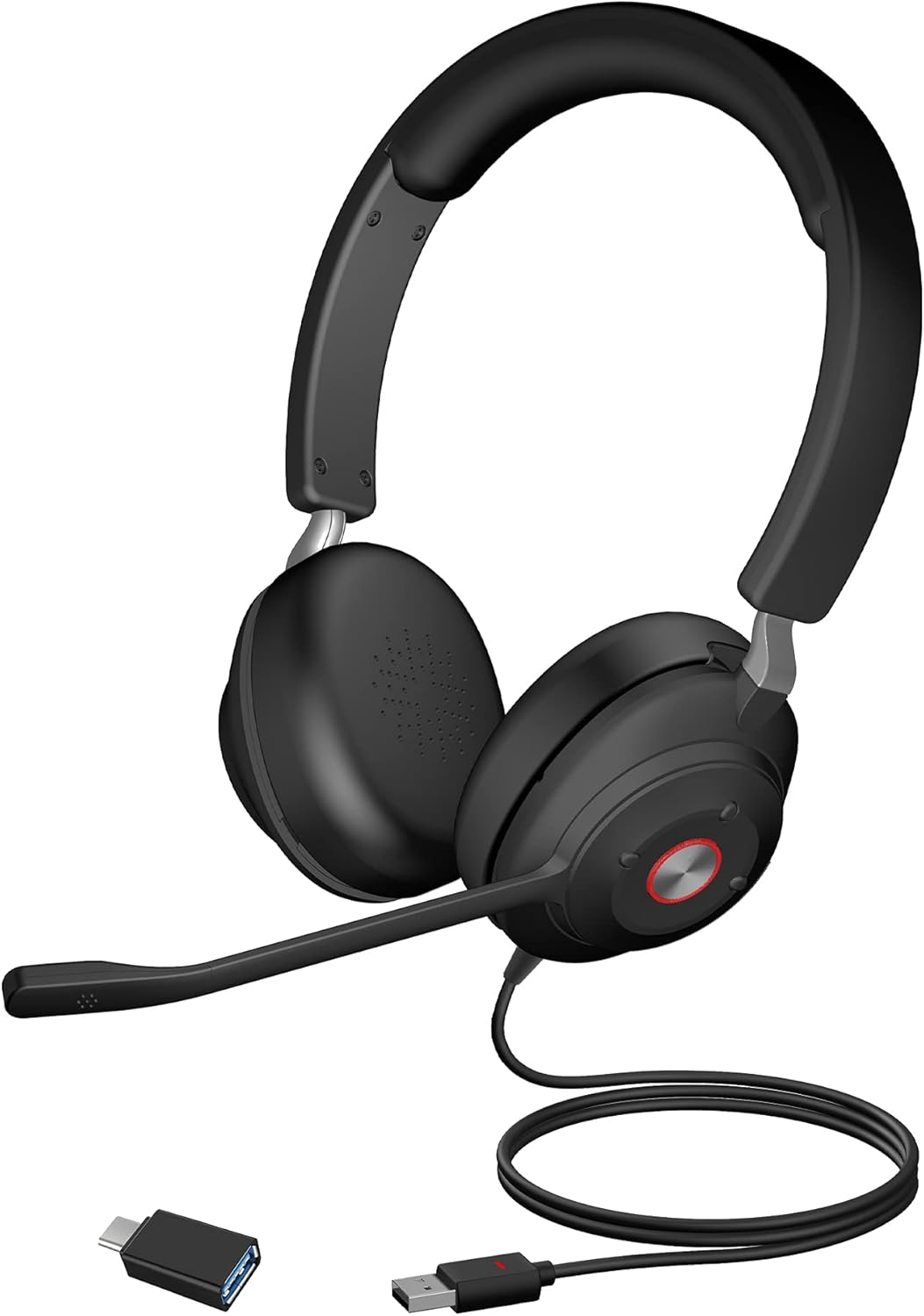 USB Headset with Ear Cup Controls V968052