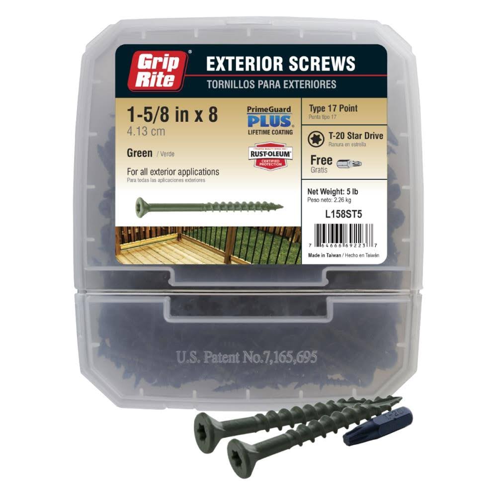 1.625 in. 5 lbs No.8 Star Bugle Head Deck Screws C91184