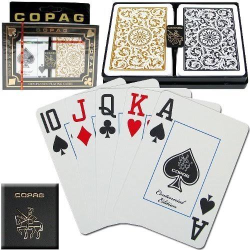 Black and Gold Jumbo Index Playing Card Set X447018
