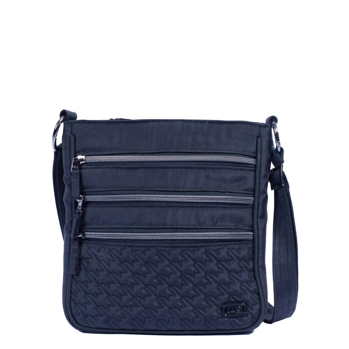 Brushed Black Crossbody with RFID I488847