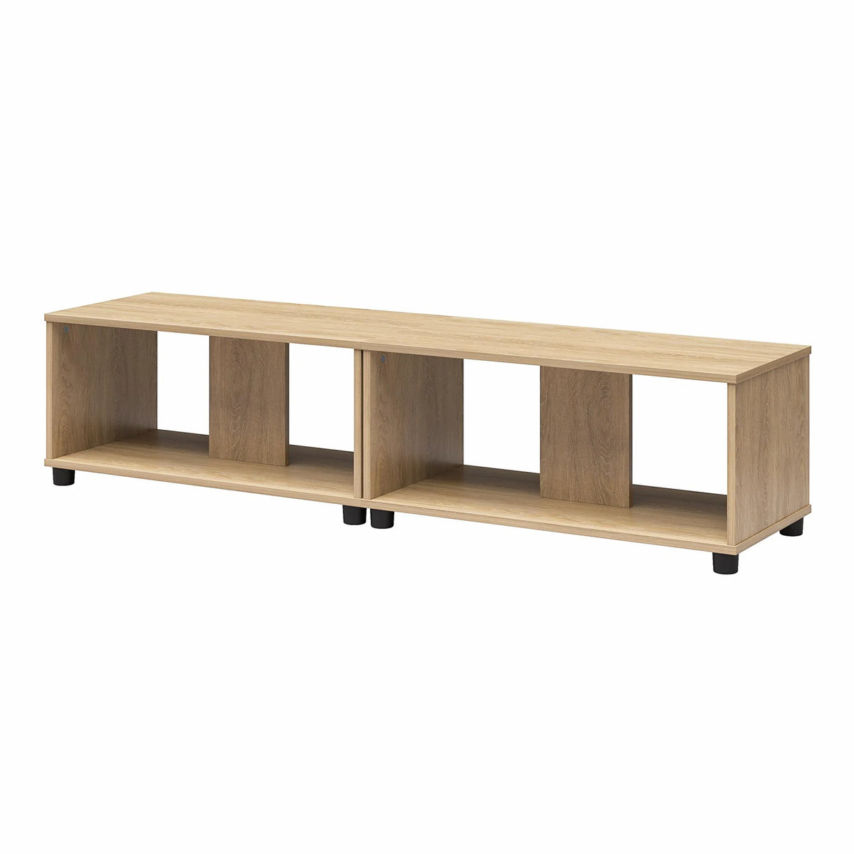 Adjustable Stacking TV Stand up to 70 inches Natural H81057
