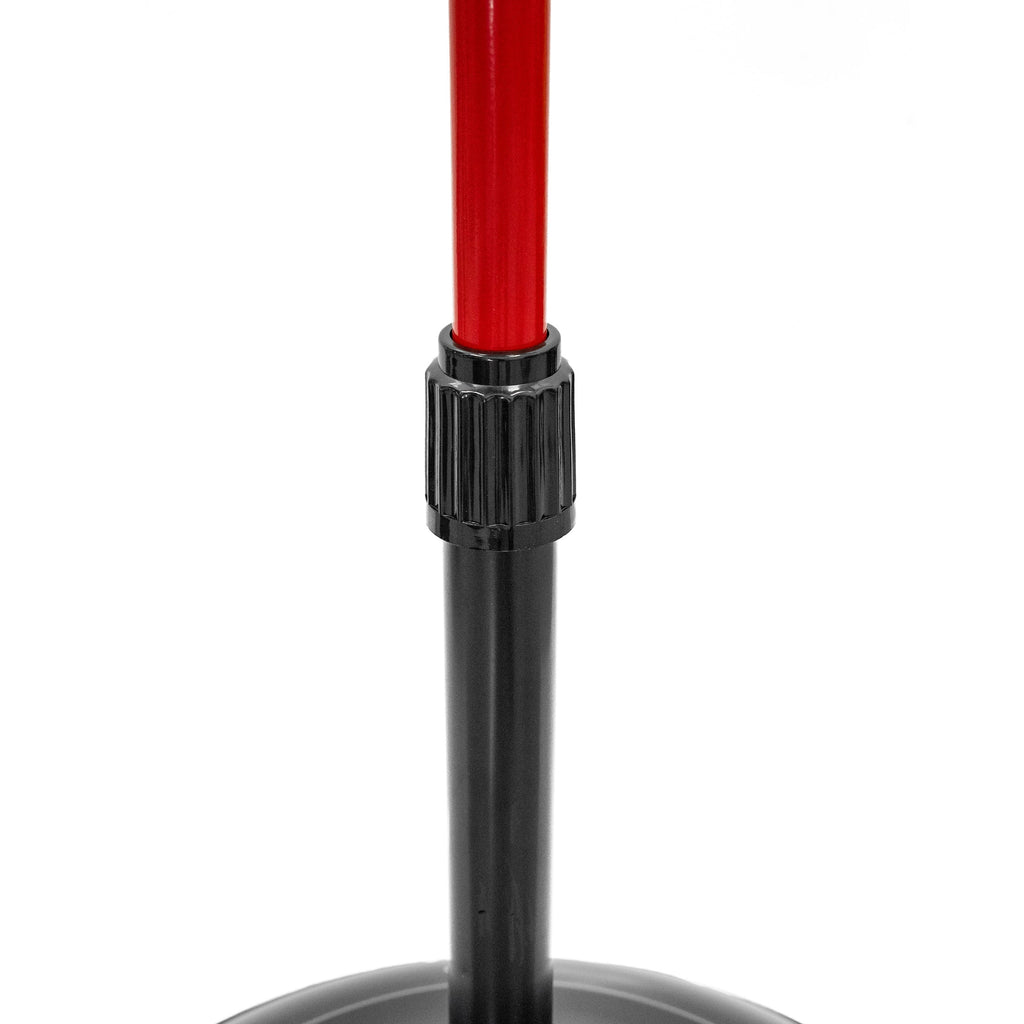 16 inch High Velocity Stand Fan Red & Black F5675