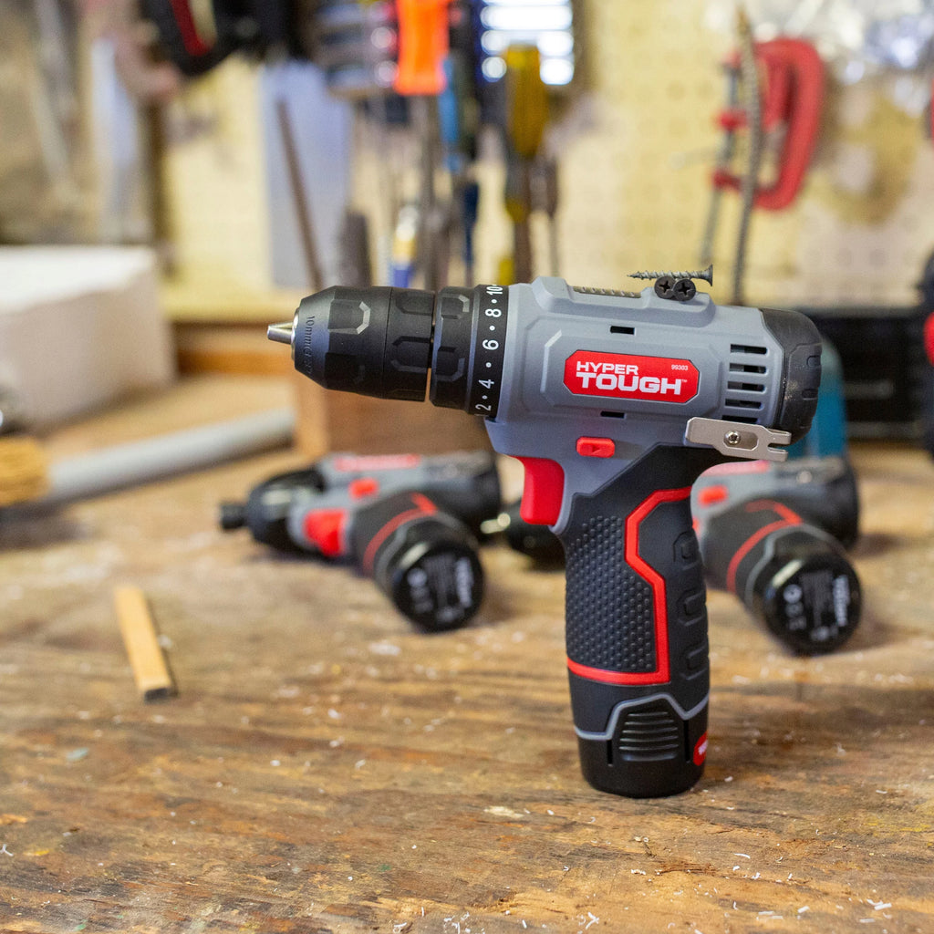 12V Max Lithium-Ion Cordless 3/8-Inch Drill Driver 50-Piece Project Kit Y596190
